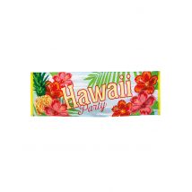 Banner in poliestere Hawaii Party - Colore Multicolore