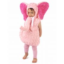 Costume rosa da elefante per bambina - Colore Rosa - Taglia 3-4 anni (98-104 cm)