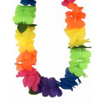 Collana hawaiana multicolore per adulti - Colore Multicolore