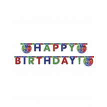 Ghirlanda Happy Birthday Super Pigiamini - Colore Multicolore