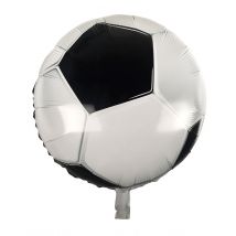 Palloncino alluminio pallone da calcio - Colore Bianco