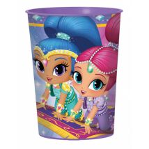 Bicchiere di plastica Shimmer + Shine - Colore Viola e lilla - Taglia Taglia unica