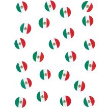 150 coriandoli da tavola bandiera Messico - Colore Multicolore