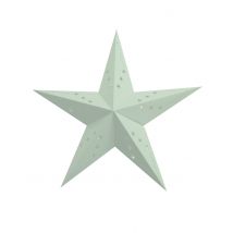 Lanterna a stella color menta 30 cm - Colore Verde - Taglia Taglia unica