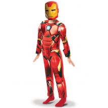 Costume lusso Iron Man serie animata bambino - Colore Rosso - Taglia 5/6 anni (105/116 cm)