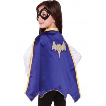 Mantello e maschera Batgirl Super Hero Girls bambina - Colore Viola e lilla