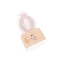 Candelina compleanno principesse numero 0 - Colore Rosa