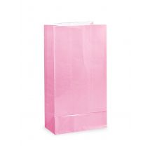 12 sacchetti regalo di carta rosa - Colore Rosa