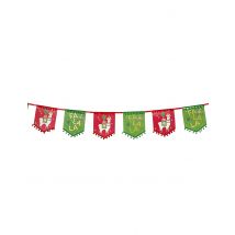 Ghirlanda in cartone lama natalizio - Colore Multicolore