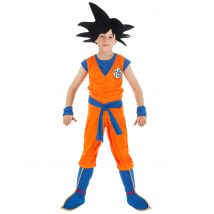 Travestimento Goku Saiyan Dragon Ball Z per bambino - Colore Arancione - Taglia 11/12 anni (152 cm)