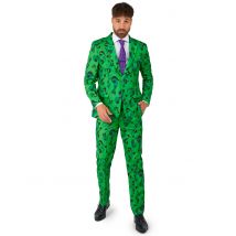 Costume Mr. Riddler adulto Suitmeister - Colore Verde - Taglia XXL (EU 60-62)