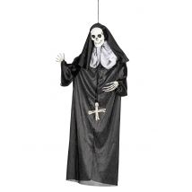 Decorazione da appendere monaca 86 cm - Colore Nero