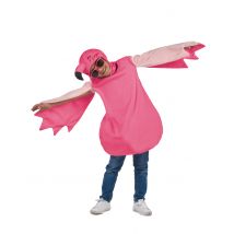Costume da fenicottero per bambina - Colore Rosa - Taglia S 4-6 anni (110-120 cm)