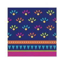 16 tovaglioli di carta boho chic - Colore Multicolore