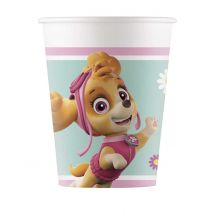 8 Bicchieri in cartone Paw Patrol Skye + Everest - Colore Multicolore
