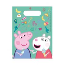 6 sacchetti regalo a tema Peppa Pig - Colore Multicolore