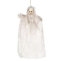 Decorazione da appendere pupazzo fantasma - Colore Bianco
