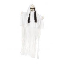 Bambola fantasma luminosa da appendere - Colore Bianco