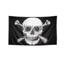 Maxi bandiera nera pirata jolly - Colore Nero