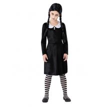 Costume famiglia gotica bambina - Colore Nero - Taglia 7 - 9 anni (130 - 145 cm)