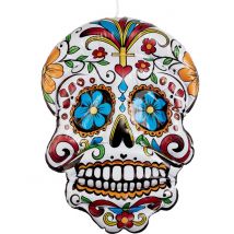 Teschio Dia de los Muertos gonfiabile 100 cm