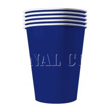 20 bicchieri in cartone riciclabile blu - Colore Blu scuro