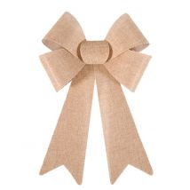 Fiocco in PVC effetto iuta - Colore Avorio