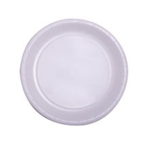 50 piatti biodegradabili bianchi 22 cm - Colore Bianco