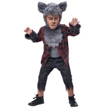 Costume grigio lupo mannaro bambino - Colore Grigio - Taglia M 3 - 4 ans (101cm)