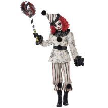 Costume da clown sinistro per bambino - Colore Nero - Taglia 12/14 anni (170 cm)