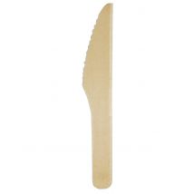 20 coltelli di legno 15 cm - Colore Legno