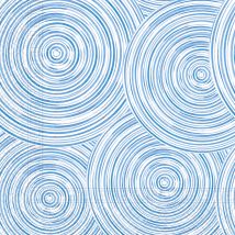 20 tovaglioli compostabili cerchi blu - Colore Blu