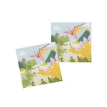 20 tovaglioli di carta dino party - Colore Multicolore