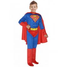 Costume Superman muscoloso bambino - Colore Rosso - Taglia 10 a 12 anni