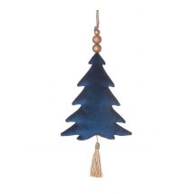 Decorazione albero in velluto blu - Colore Blu scuro
