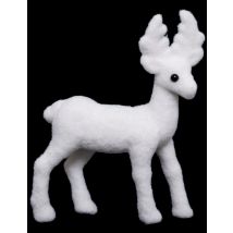 Statuina renna bianca - Colore Bianco