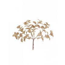 6 rami di eucalipto brillantini rame - Colore Oro