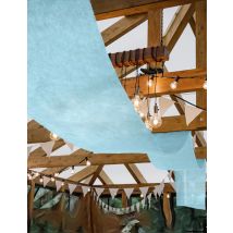 Arazzo per matrimonio celeste - Colore Blu