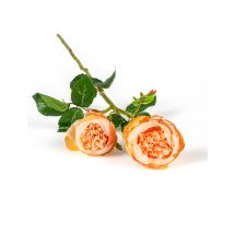 Ramo di rose artificiali color pesca - Colore Arancione