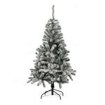 Albero effetto neve artificiale di lusso 210 cm - Colore Bianco