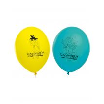 6 Palloncini in lattice Dragon Ball Z 27 cm - Colore Giallo