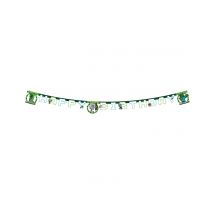 Ghirlanda in carta FSC Minecraft - Colore Verde