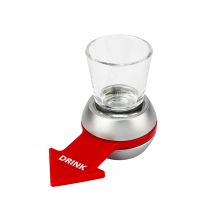 Gioco dell'aperitivo Spin the shot - Colore Rosso
