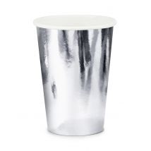 6 tazze argento 220 ml - Colore Argento
