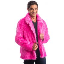 Cappotto in pelliccia sintetica rosa per adulti - Colore Rosa - Taglia S