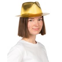 Cappello da gangster color oro lucido - Colore Oro