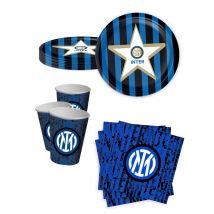 Kit di stoviglie monouso Inter - Colore Bianco