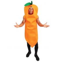 Travestimento da carota per adulti - Colore Arancione