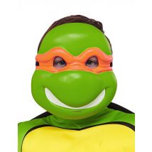 Maschera di plastica di Michelangelo Teenage Mutant Ninja Turtles - Colore Verde