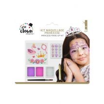 Kit per il trucco con tatuaggi da principessa per bambini - Colore Rosa